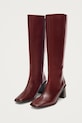 Alohas bőr csizma East Sleek S100826.01 burgundia AW25