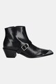 Usnjeni gležnarji ZADIG&VOLTAIRE Tylow SWCT02066 črna AW25