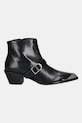 ZADIG&VOLTAIRE botki skórzane Tylow SWCT02066 czarny AW25