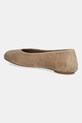 Cipők Weekend Max Mara velúr balerina Todisuede 2525526074600.BEIGE bézs