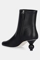 Obuwie Weekend Max Mara botki skórzane Acro 2525796014600.BLACK czarny