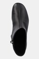 Weekend Max Mara botki skórzane Acro czarny 2525796014600.BLACK