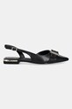 Δερμάτινες μπαλαρίνες Dkny Clemma K3590639.BLK μαύρο AW25