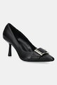 Dkny stilettos de piele Nashbrook subțire negru K3544717.BLK