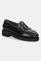 Weekend Max Mara mocasini de piele Weekendanlug piele negru 2525526015600.BLACK