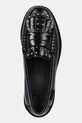 Weekend Max Mara mocasini de piele Weekendanlug negru 2525526015600.BLACK