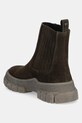 Cipők Weekend Max Mara magasszárú cipő velúrból Genepi 2525796035600.KAKI zöld