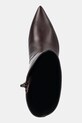 Weekend Max Mara cizme de piele Rollio maro 2525796055600.DARK.BR