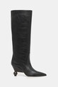 Шкіряні чоботи Weekend Max Mara Tasca 2525796075600.BLACK чорний AW25