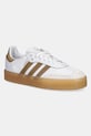 adidas Originals sneakers in pelle Sambae W pelle fiore bianco JQ0982