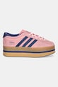 Semišové tenisky adidas Originals Gazelle Stack W JS3926 ružová AW25
