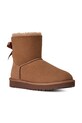 UGG śniegowce zamszowe Mini Bailey Bow II 1016501.RYK brązowy AW25
