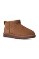 UGG śniegowce zamszowe Classic Ultra Mini 1116109.RYK brązowy AW25