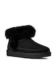 UGG śniegowce zamszowe Classic Ultra Mini Chalet 1173832.BLK czarny AW25