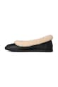 Δερμάτινες μπαλαρίνες UGG Zora Leather Ballet Flat μαύρο 1178450.BLK