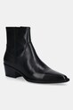 Vagabond Shoemakers botki skórzane KELSEY słupek czarny 5810.101.20