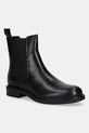 Vagabond Shoemakers sztyblety skórzane FREYA płaski czarny 6006.101.20