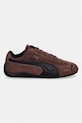 Puma sneakersy skórzane Speedcat 406329 brązowy SS26