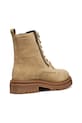 Încălțăminte Geox cizme din piele întoarsă D IRIDEA D16HRF.00022.C5010 bej