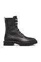 Geox cizme de piele D NORIZE cu snur negru D564ZC.00081.C9999