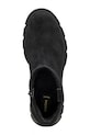 Geox cizme din piele întoarsă D PLUETTE D565MA.00022.C9999 negru