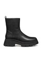 Gležnarji Geox D PLUETTE Imitacija zrnatega usnja črna D565MB.04654.C9999