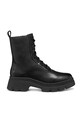 Gležnjače Geox D PLUETTE zrnata koža crna D565MD.043BC.C9999