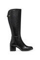 Geox kozaki D NEW ASHEEL tekstylny czarny D56FSB.00043.C9999