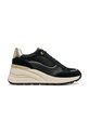 Geox sneakers D SPHERICA EC13 piele întoarsă negru D45WAA.0MA22.C9999