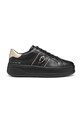 Geox sneakers din piele D SPHERICA ECUB-2 platformă negru D56WVB.085Y2.C9258
