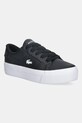 Tenisky Lacoste Ziane Platform Sneakers imitace kůže černá 50CFA0035