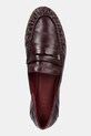 Kožené mokasíny Nokwol Mica burgundské Mica.Burgundy.Eel