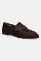 Nokwol mokasyny zamszowe Mica płaski brązowy Mica.Chocolate.Suede