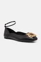 Liu Jo balerini de piele BRIGITTE 01 negru SF5039P006222222
