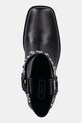 Liu Jo cizme de piele ROXY1 negru SF5047P010222222