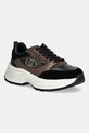 Liu Jo sneakersy EVA 06 skóra zamszowa czarny BF5035PX740S1033