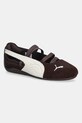 Puma baleriny zamszowe Speedcat Ballet brązowy 406758