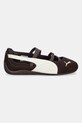 Puma baleriny zamszowe Speedcat Ballet 406758 brązowy AW25