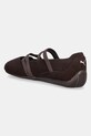 Obuwie Puma baleriny zamszowe Speedcat Ballet 406758 brązowy