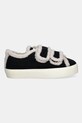 Inuikii sneakersy zamszowe Shearling Low Velcro 1001.001.0231.000 czarny AA00