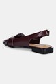 Obuwie Steve Madden baleriny Grezly 11003901.DYQ bordowy