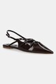 Steve Madden baleriny Cianna imitacja skóry lakierowanej brązowy 11003709.GCP