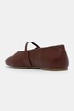 Obuwie Steve Madden baleriny skórzane Rejoice 11003565.2CM czerwony