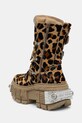 Obuwie New Rock workery skórzane PELO LEOPARDO CUERO M.WALL373.C5 brązowy