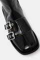 Чоботи GANNI Feminine Buckle High Boot Naplack чорний S2740