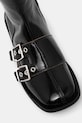Ботуши GANNI Feminine Buckle High Boot Naplack черен S2740