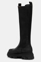 Obuwie GANNI kozaki Cleated High Chelsea Boot S3240 czarny