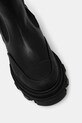 GANNI kozaki Cleated High Chelsea Boot czarny S3240