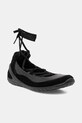 Ecco baleriny skórzane BIOM Lite Lace-Up skóra zamszowa czarny 802453.51052