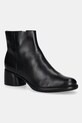 Ecco botki skórzane Sculpted 35 Clean Boot słupek czarny 222413.01001